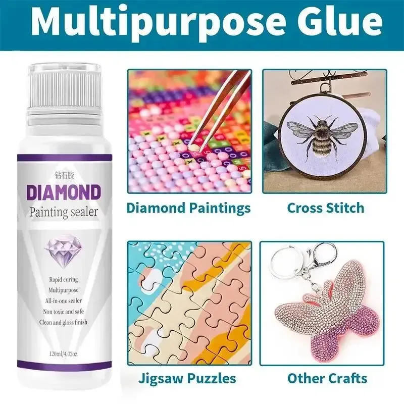 Scellant brillant pour peinture diamant 120 ml