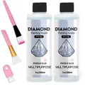 Scellant peinture diamant 4 en 1, 60 à 200 ml – Couleur 2 Pcs 200ML