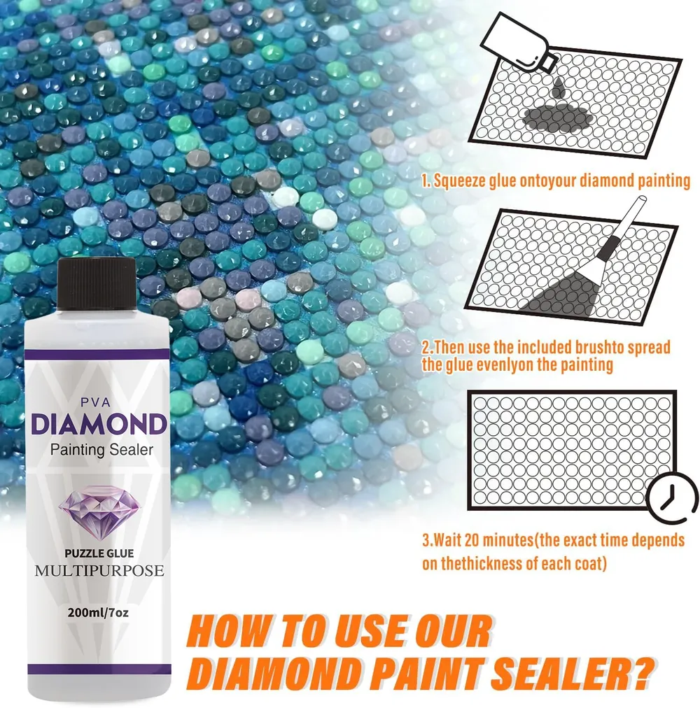 Scelleuse peinture diamant 2 en 1 60 à 200 ml brillante