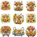 Set 8 dessous de verre diamant Van Gogh – Couleur BD285