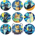Set 8 dessous de verre diamant Van Gogh – Couleur BD295