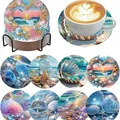 Set 8 dessous de verre diamant Van Gogh – Couleur BD303
