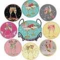 Set 8 dessous de verre diamant Van Gogh – Couleur BD318