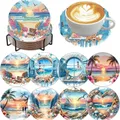 Set 8 dessous de verre diamant Van Gogh – Couleur BD365