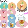 Set 8 dessous de verre diamant Van Gogh – Couleur BD409