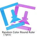 Set de 5 règles pour peinture diamant multicolores – Couleur L Round Ruler