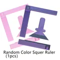 Set de 5 règles pour peinture diamant multicolores – Couleur L Squre Ruler