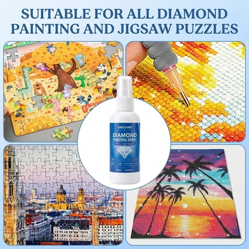 Spray colle 60 ml pour peinture diamant revêtement protecteur