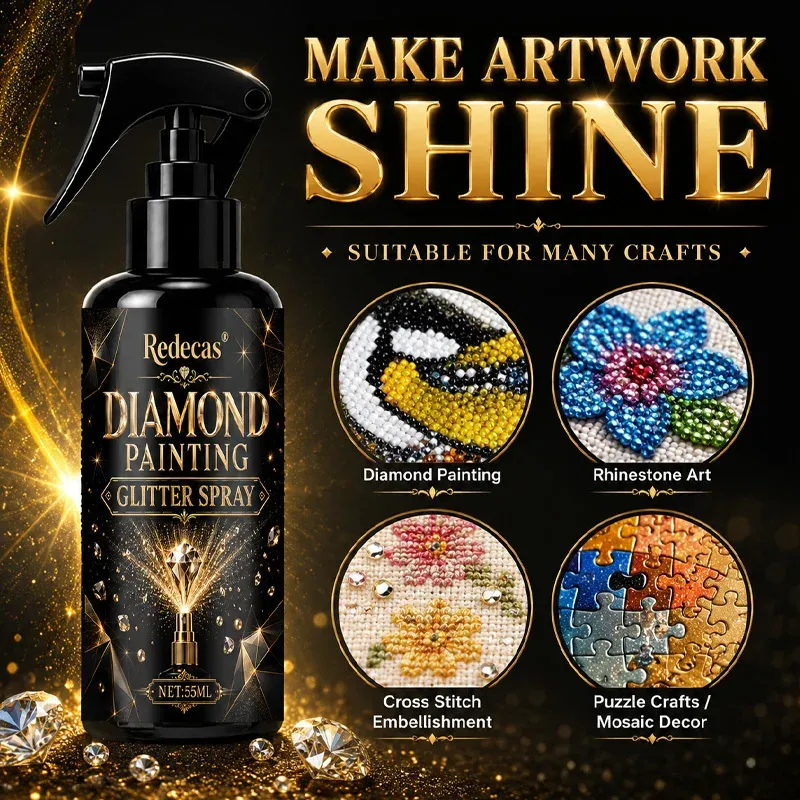 Spray finition peinture diamant brillant anti-décollement