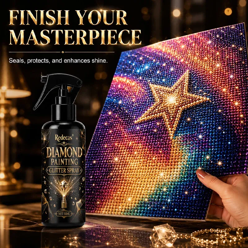 Spray finition peinture diamant brillant anti-décollement