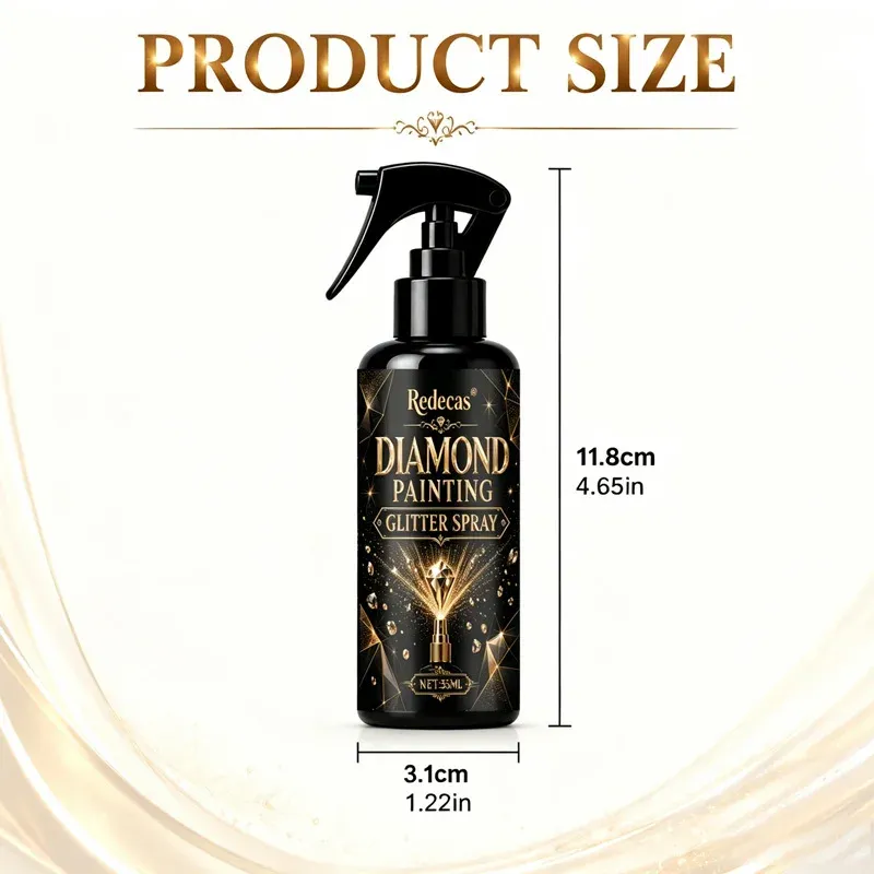 Spray finition peinture diamant brillant anti-décollement