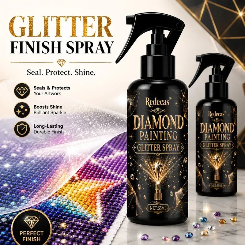 Spray finition peinture diamant brillant anti-décollement