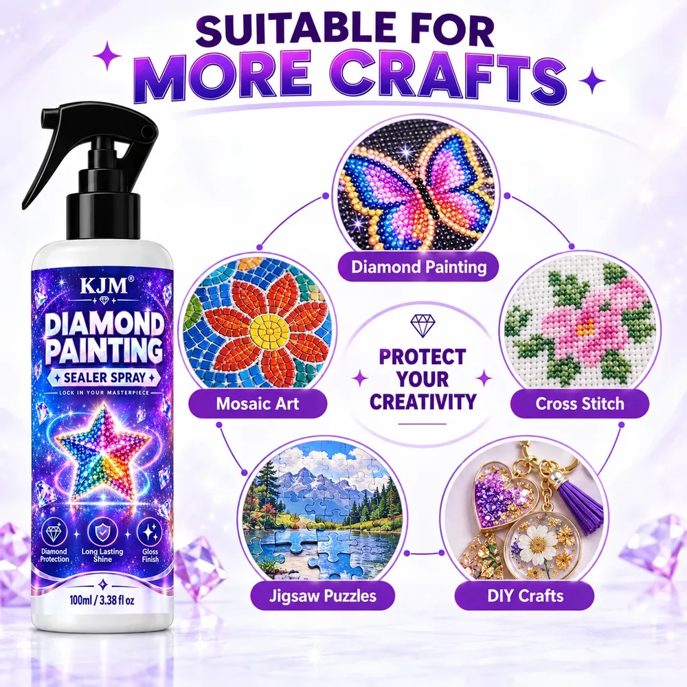 Spray fixant peinture diamant