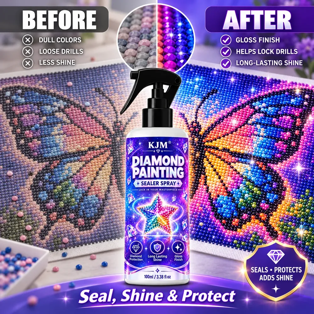 Spray fixant peinture diamant