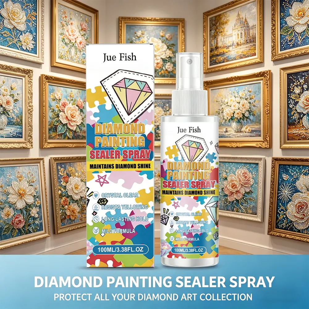 Spray protecteur brillant anti-jaunissement pour peinture diamant