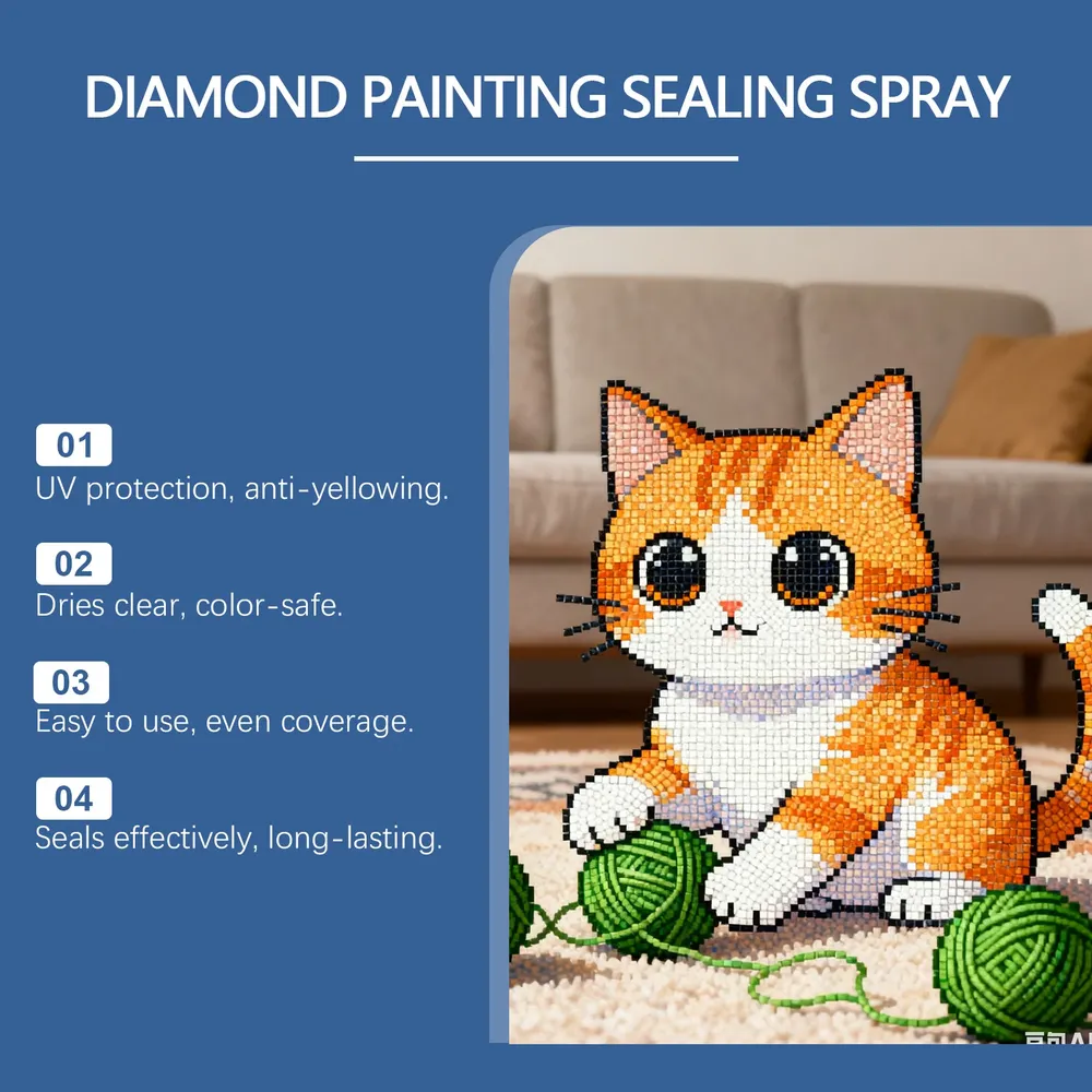 Spray protection peinture diamant 100 ml à 5 pièces brillante