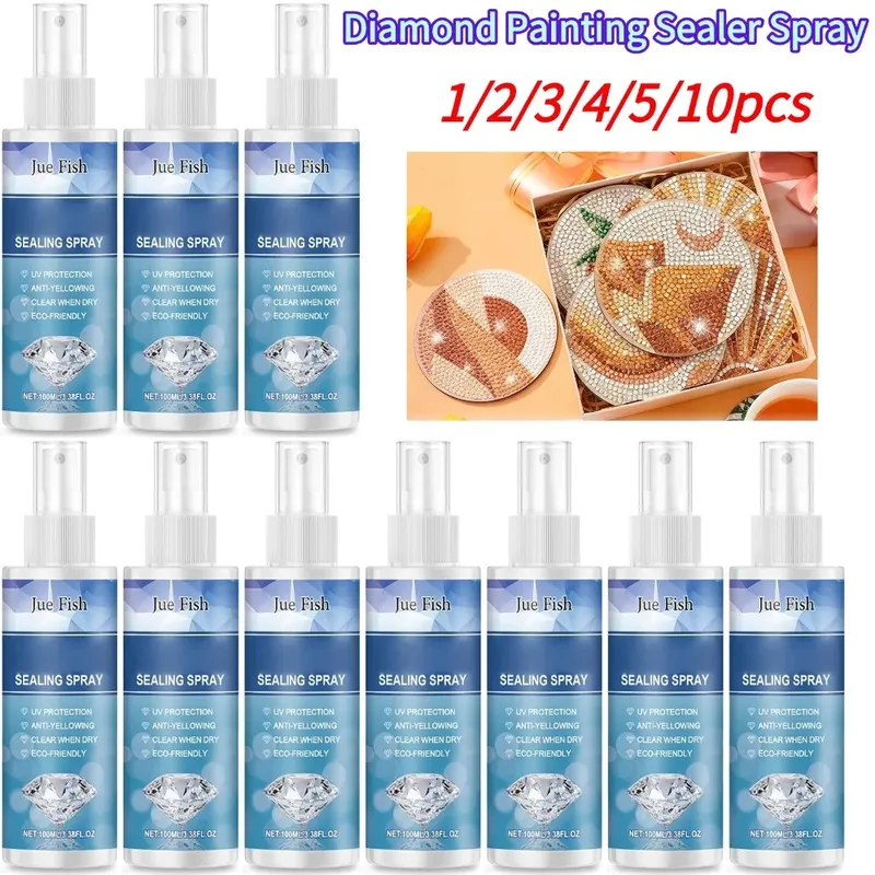 Spray scellant brillant anti-chute pour peinture diamant