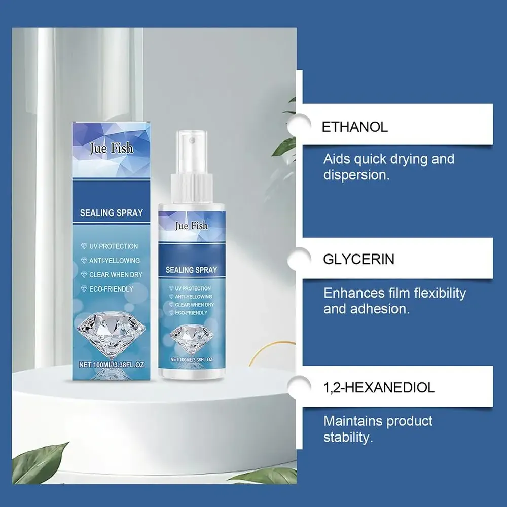 Spray scellant brillant anti-chute pour peinture diamant