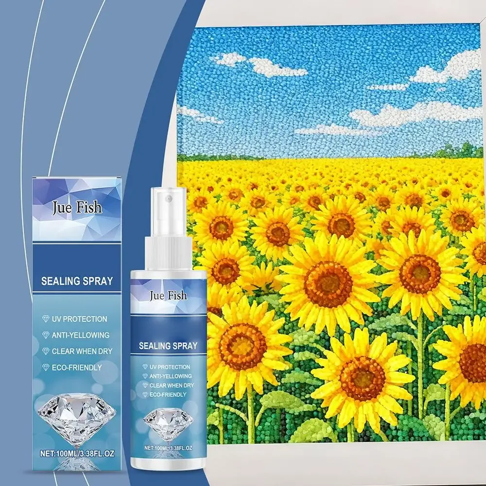 Spray scellant brillant anti-chute pour peinture diamant