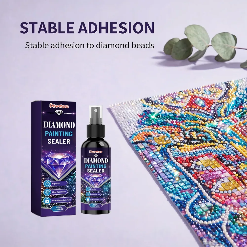 Spray scellant brillant pour peinture diamant 100 ml