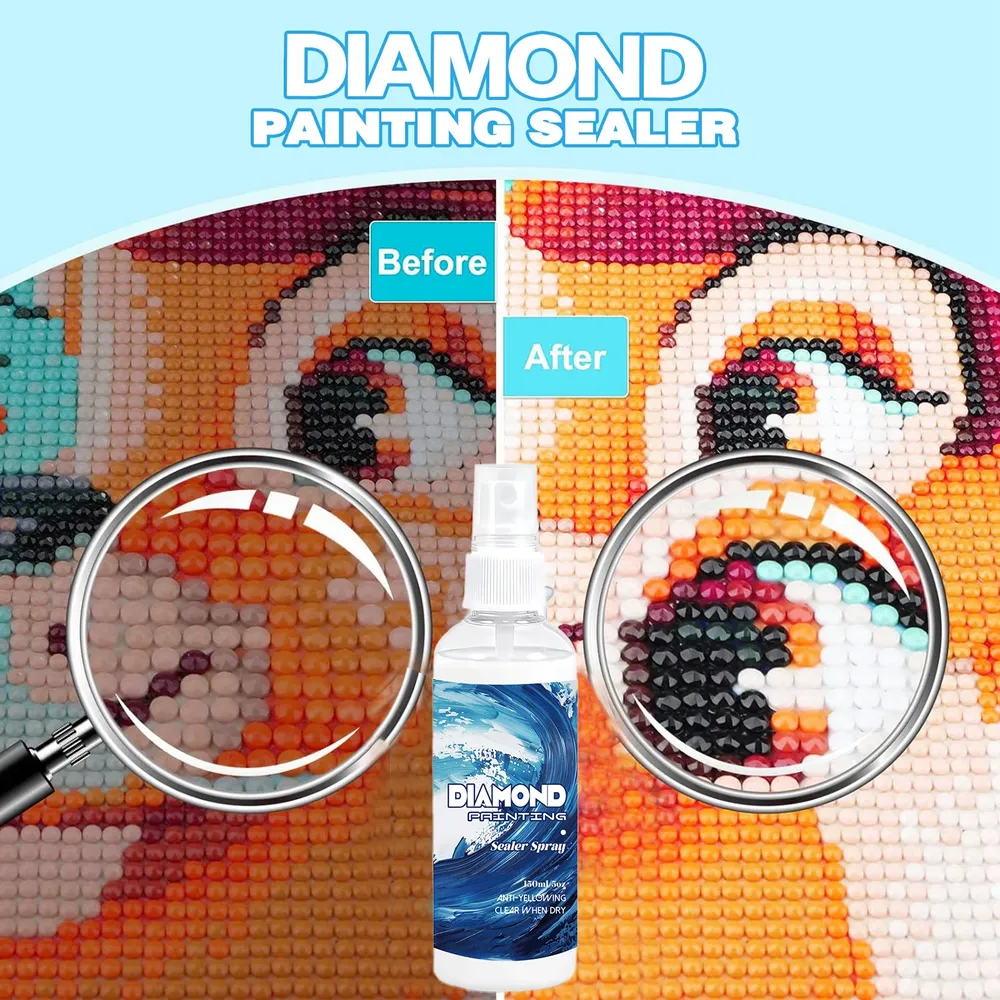 Spray scellant brillant pour peinture diamant 150 ml