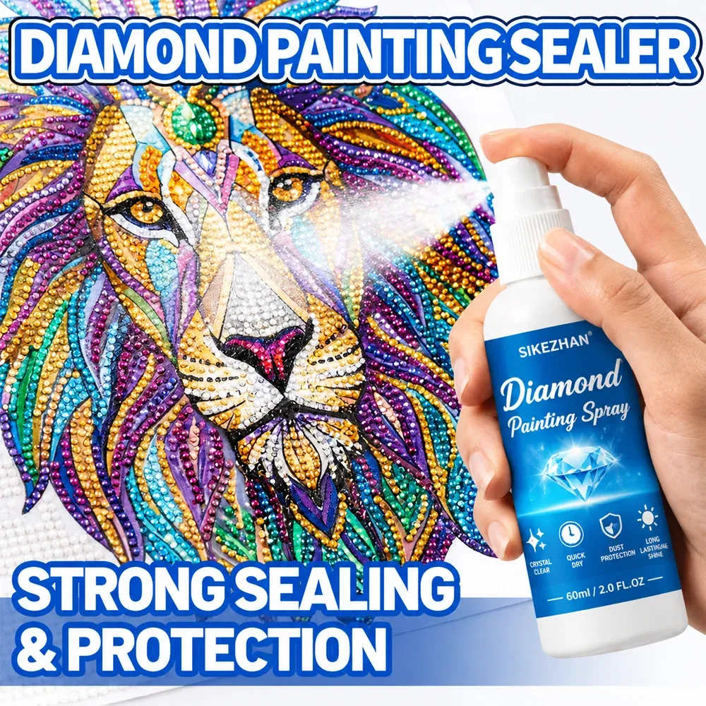 Spray scellant brillant pour peinture diamant 60 ml