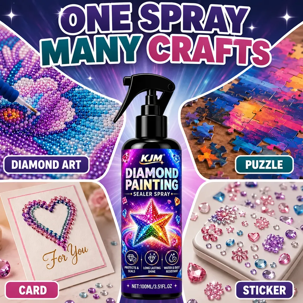 Spray scellant brillant pour peinture diamant