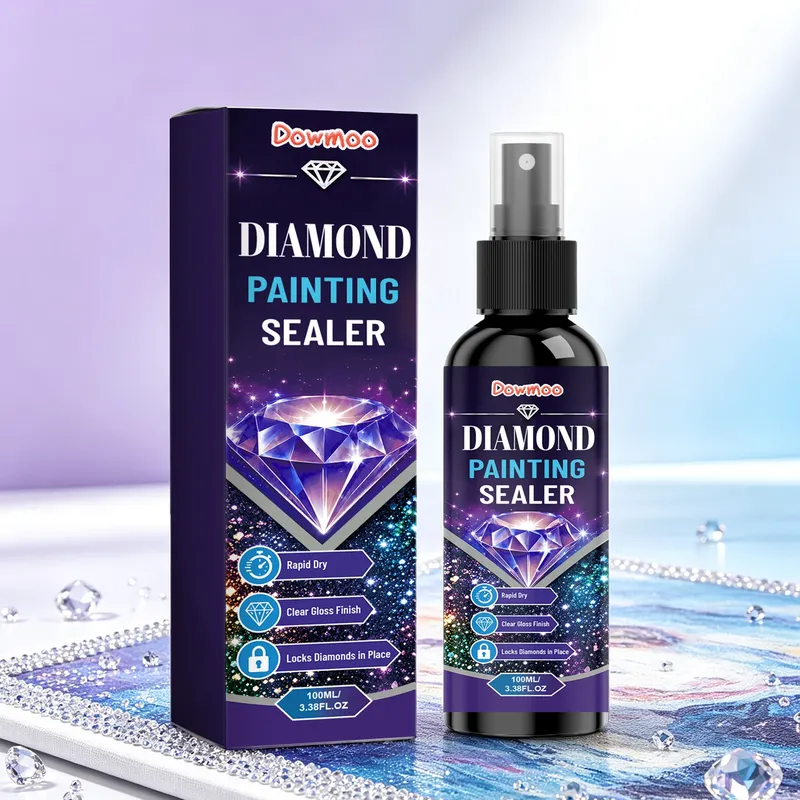 Spray scellant brillant pour peinture diamant séchage rapide