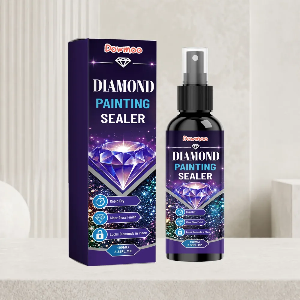 Spray scellant brillant pour peinture diamant séchage rapide