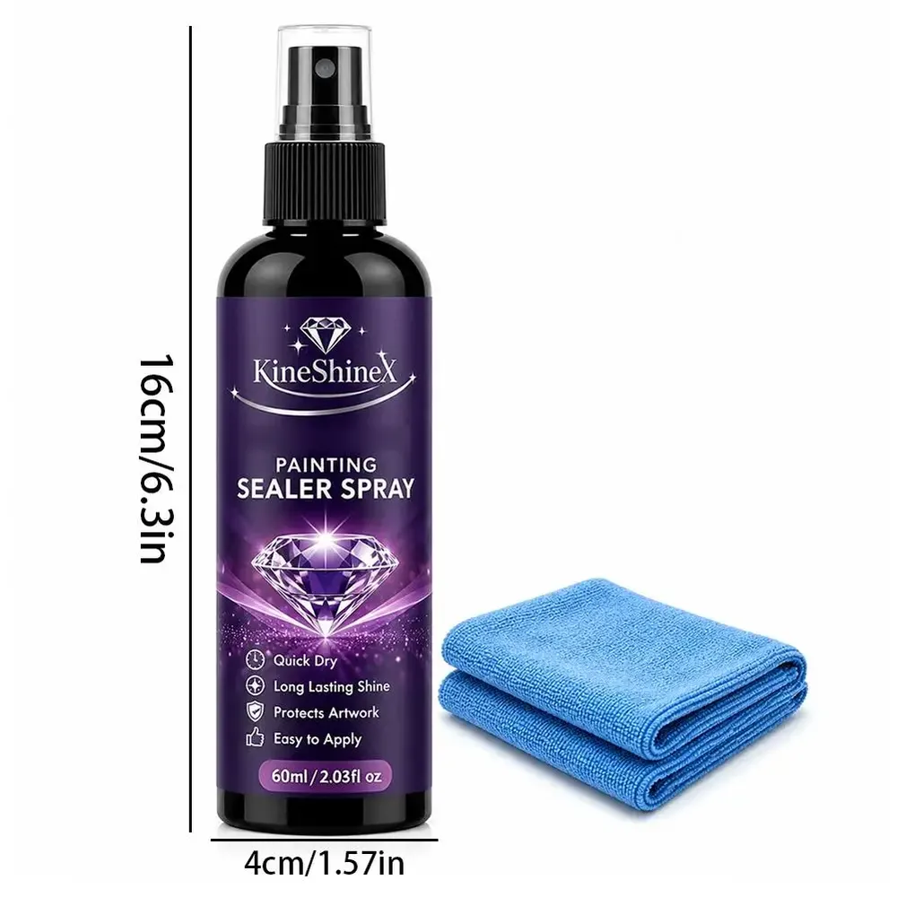 Spray scellant brillant pour peinture diamant séchage rapide