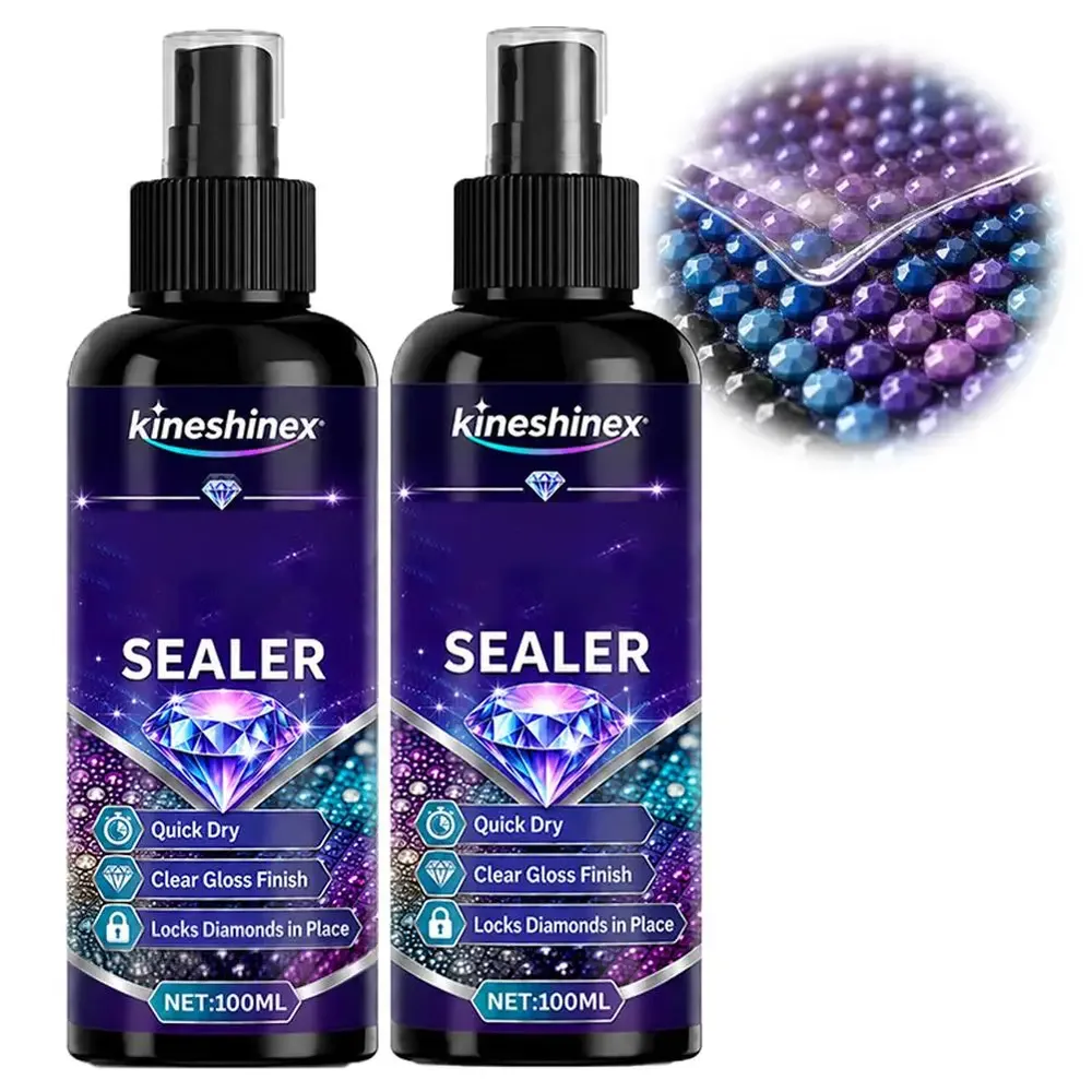 Spray scellant brillant pour peinture diamant séchage rapide