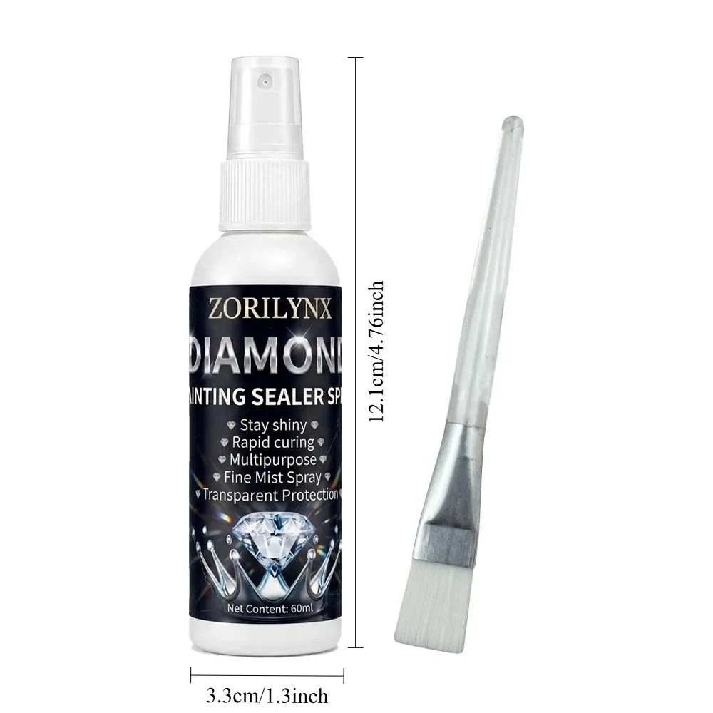 Spray scellant brillant pour peinture diamant séchage rapide
