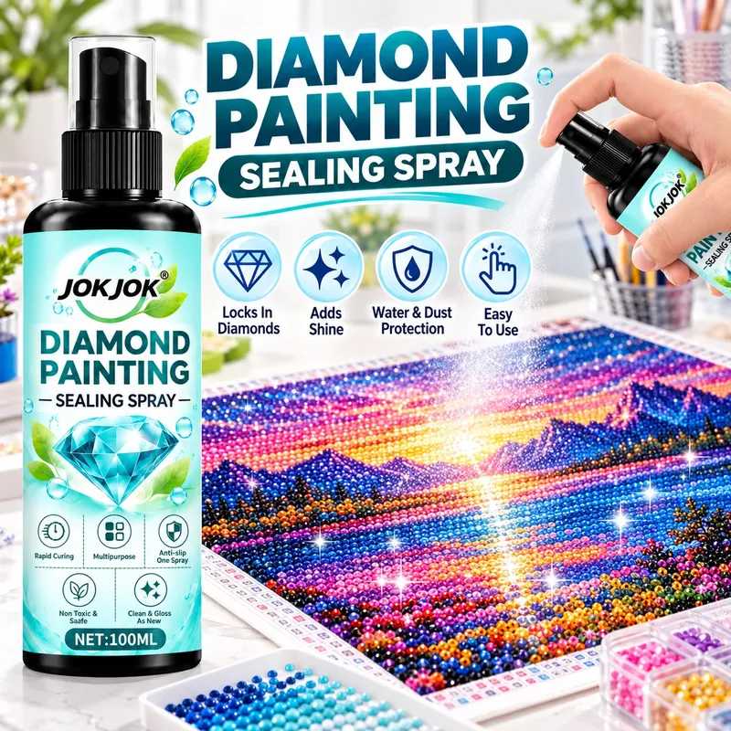 Spray scellant haute brillance pour peinture diamant