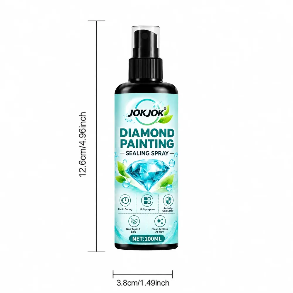 Spray scellant haute brillance pour peinture diamant
