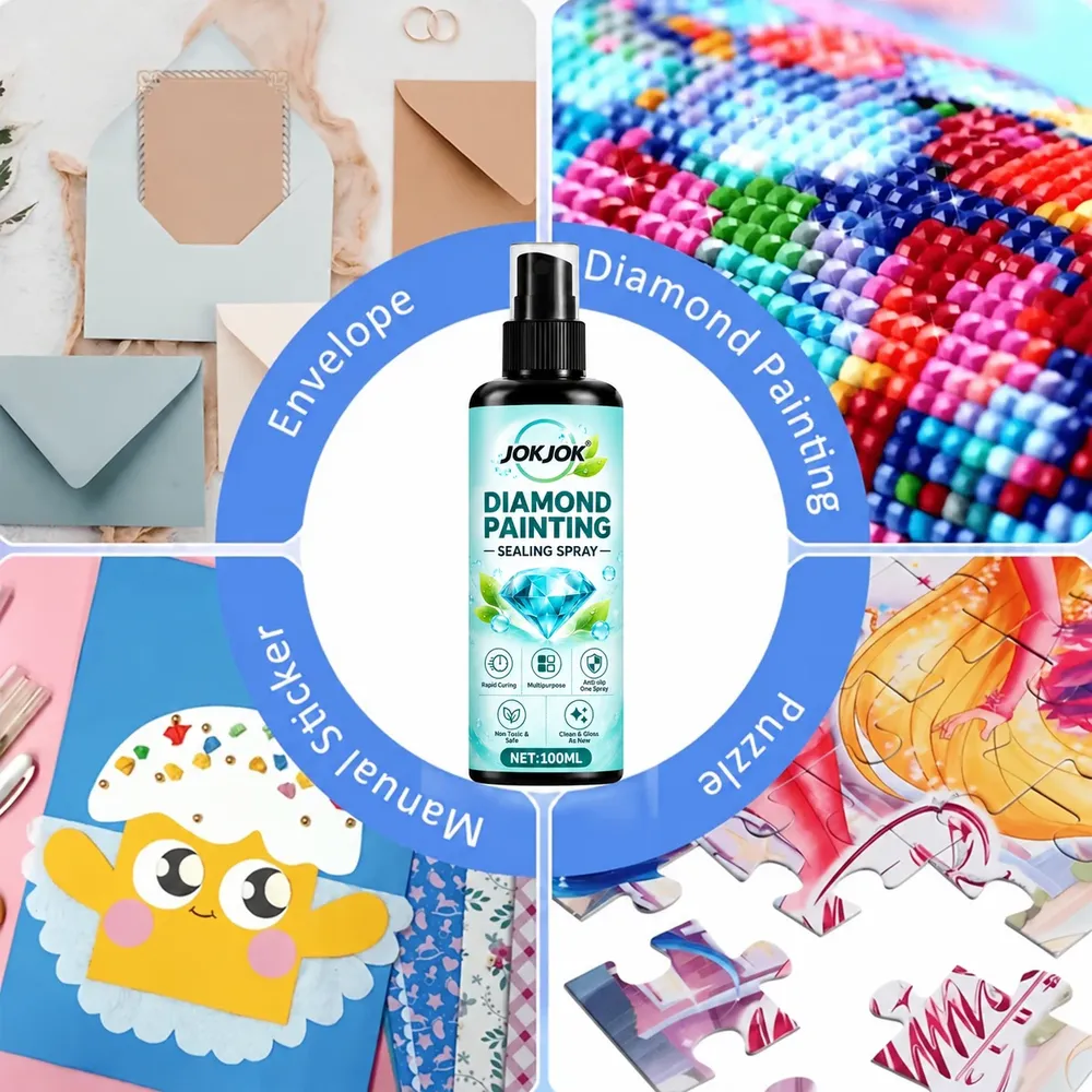 Spray scellant haute brillance pour peinture diamant