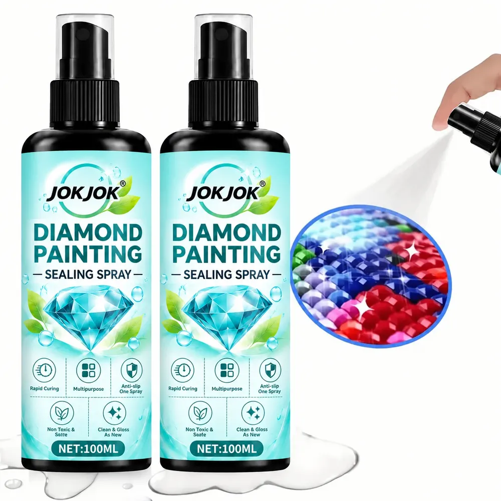Spray scellant haute brillance pour peinture diamant