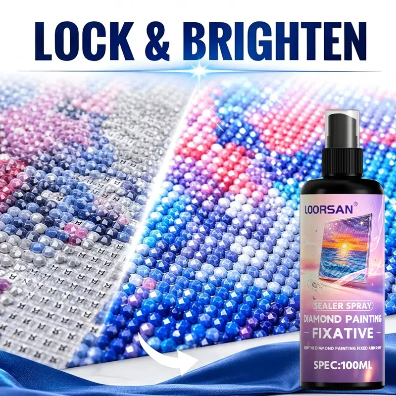 Spray scellant peinture diamant 100 ml finition brillante