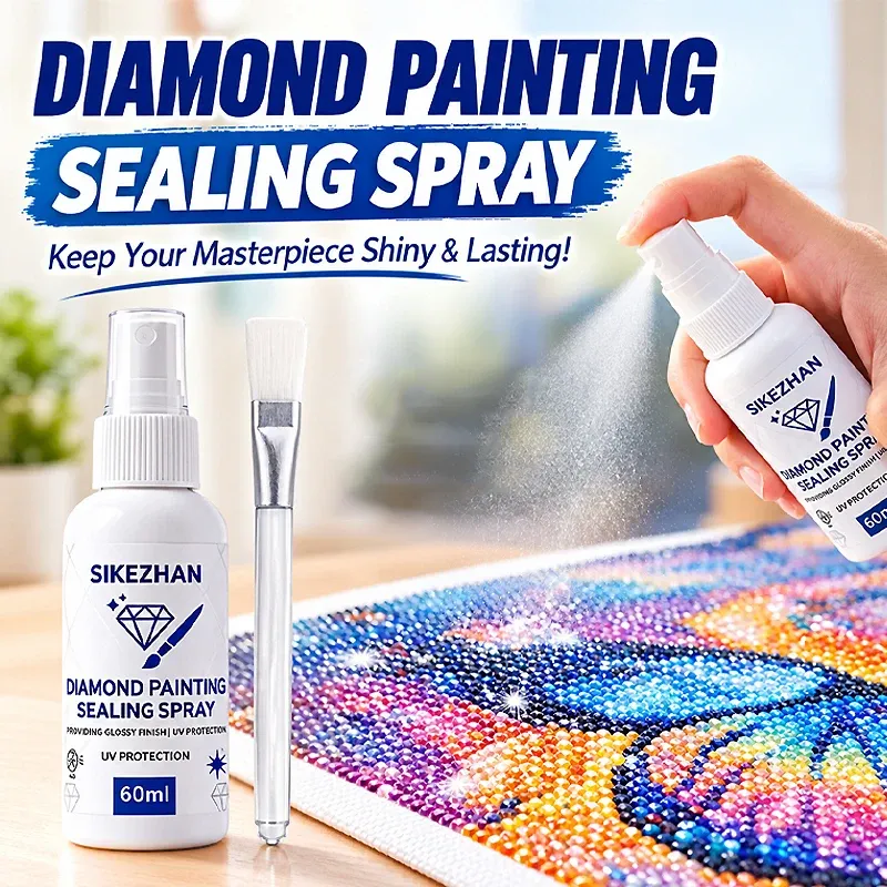 Spray scellant peinture diamant 60 ml finition brillante