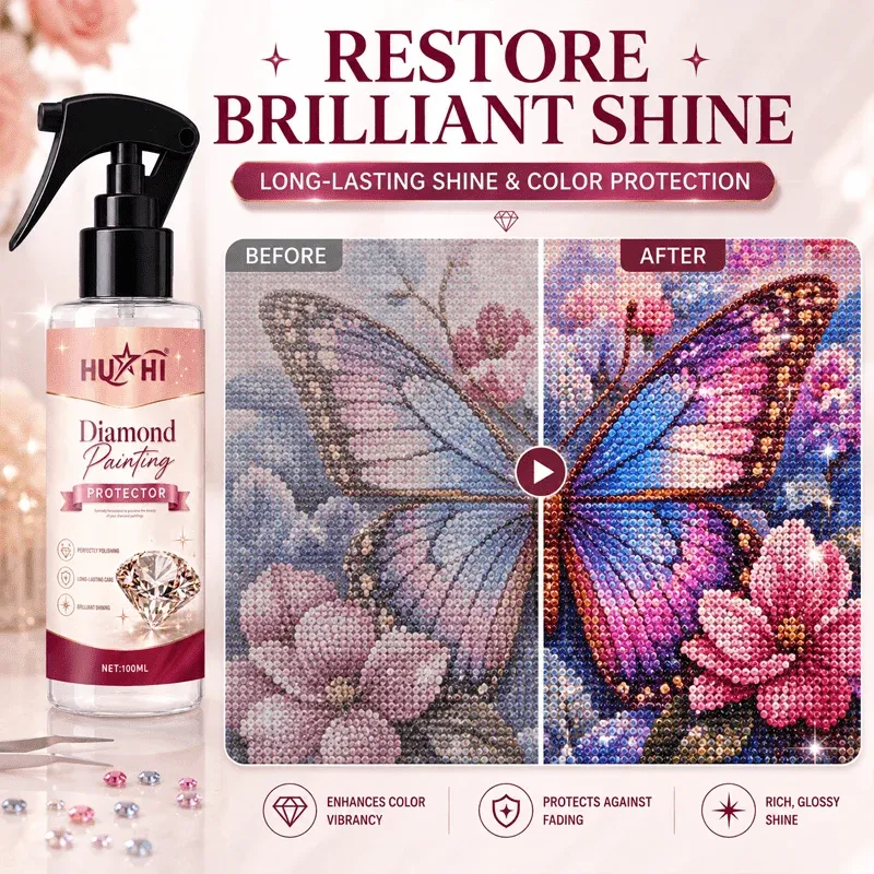 Spray scellant peinture diamant anti-oxydation brillante