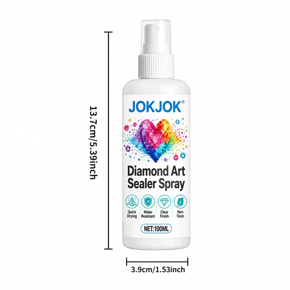 Spray scellant peinture diamant finition brillante permanente