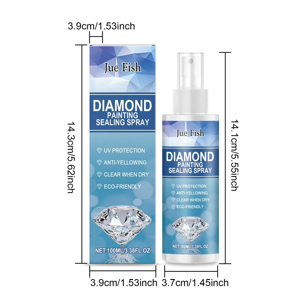 Spray scellant pour peinture diamant 100 ml séchage rapide