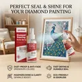 Spray scellant transparent pour peinture diamant préserve brillance – 3