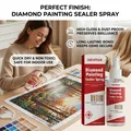 Spray scellant transparent pour peinture diamant préserve brillance – 5