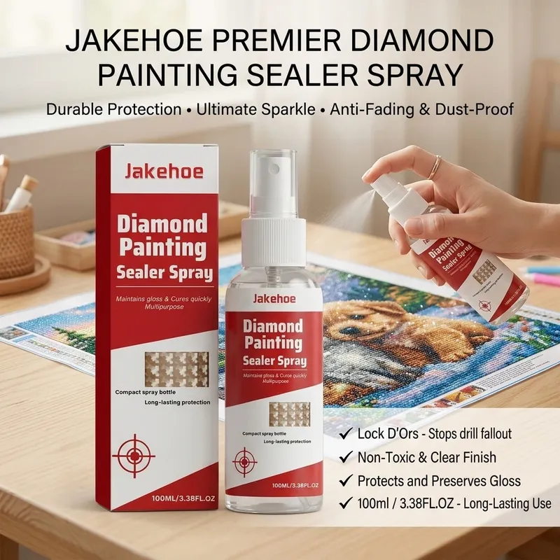 Spray scellant transparent pour peinture diamant préserve brillance