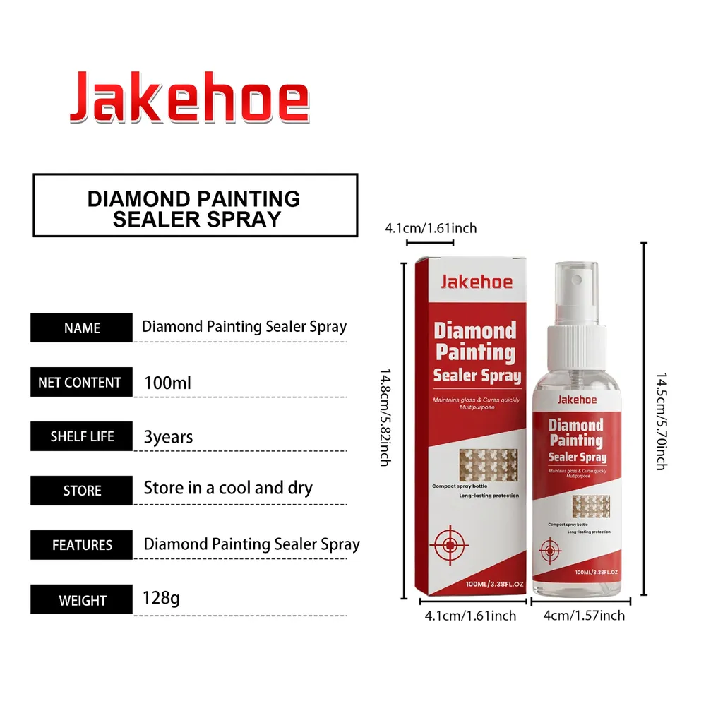 Spray scellant transparent pour peinture diamant préserve brillance