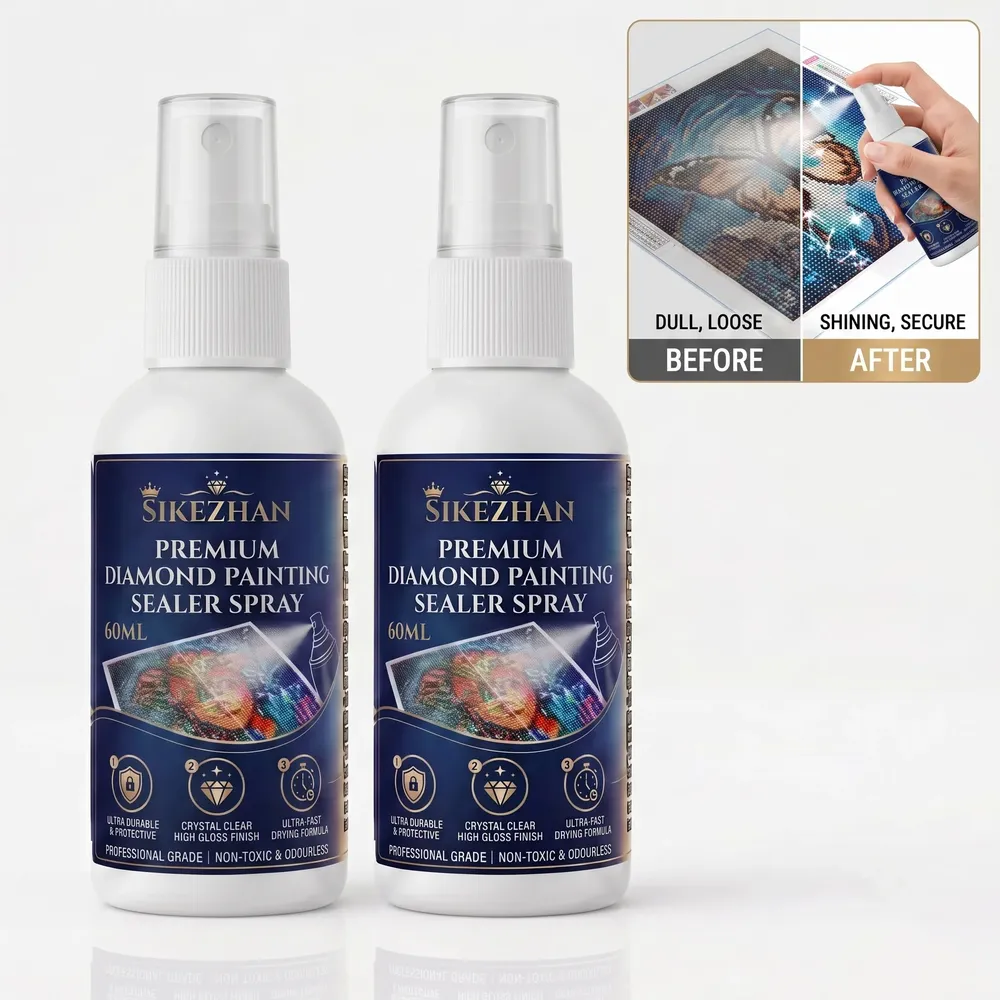 Spray scellement peinture diamant 1 à 6 pièces ultra brillante