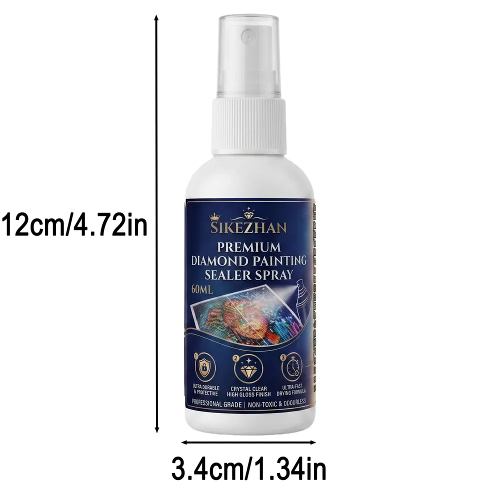 Spray scellement peinture diamant 1 à 6 pièces ultra brillante