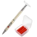 Stylo à cire rotatif rechargeable pour peinture diamant – Couleur Gold-3pcs Red