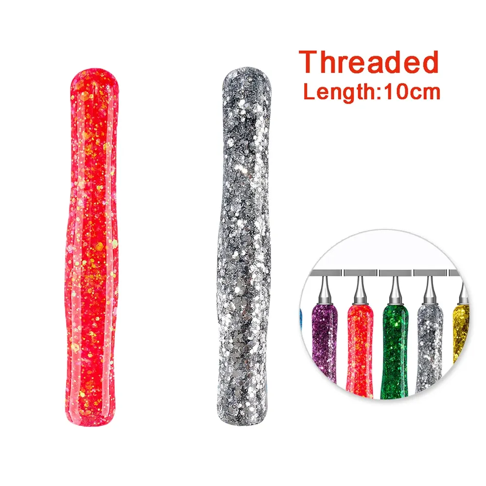 Stylo broderie diamant pose de points colorés