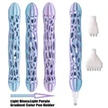 Stylo de peinture diamant 3D dégradé double usage – Couleur Dégradé bleu clair